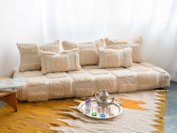 Customize your Amazigh Sofa- Made to Order Collection ⵜⴰⵎⵓⵏⵜ