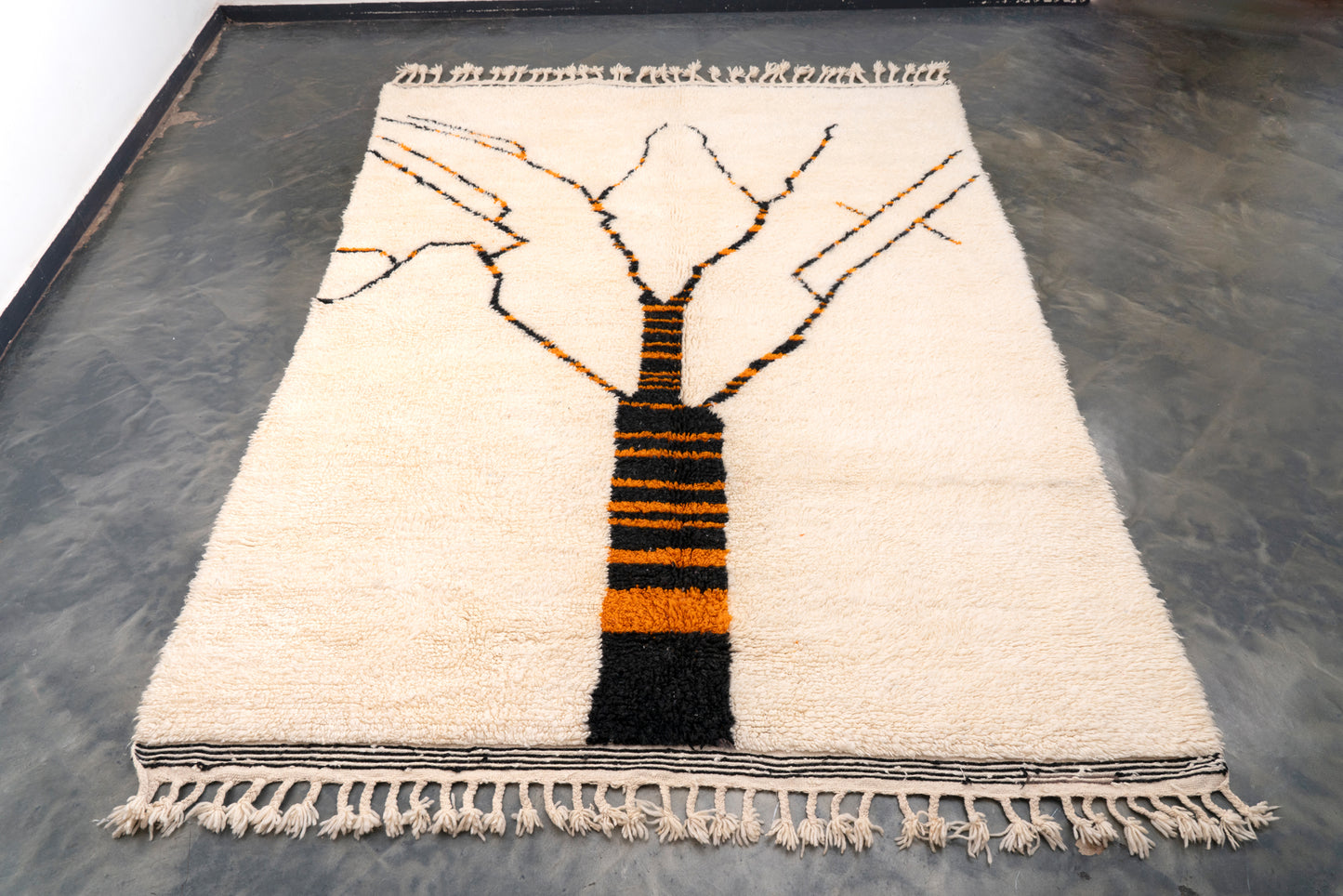 7x10 ft Handmade Rug Amazigh Azilal ⵢⴰⵣ. FREE SHIPPING