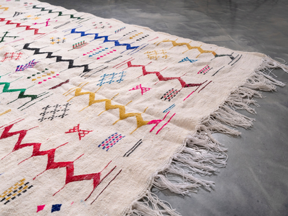 Handmade Amazigh Kilim Rug Tighassaline. FREE SHIPPING