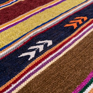 3X5 ft Handmade Amazigh Kilim Rug Merzuga ⴰⵢⵢⵓⵔ. FREE SHIPPING