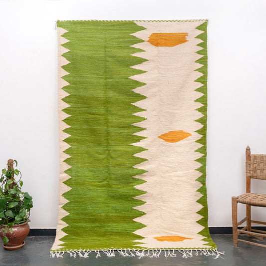 5x8 ft Handmade Amazigh Kilim Rug ⵜⵓⴷⴻⵔⵜ. FREE SHIPPING