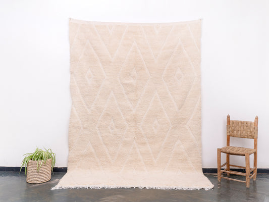 7X10 ft Large Handmade Amazigh Rug Beni ⵜⴰⵎⵓⵏⵜ. FREE SHIPPING