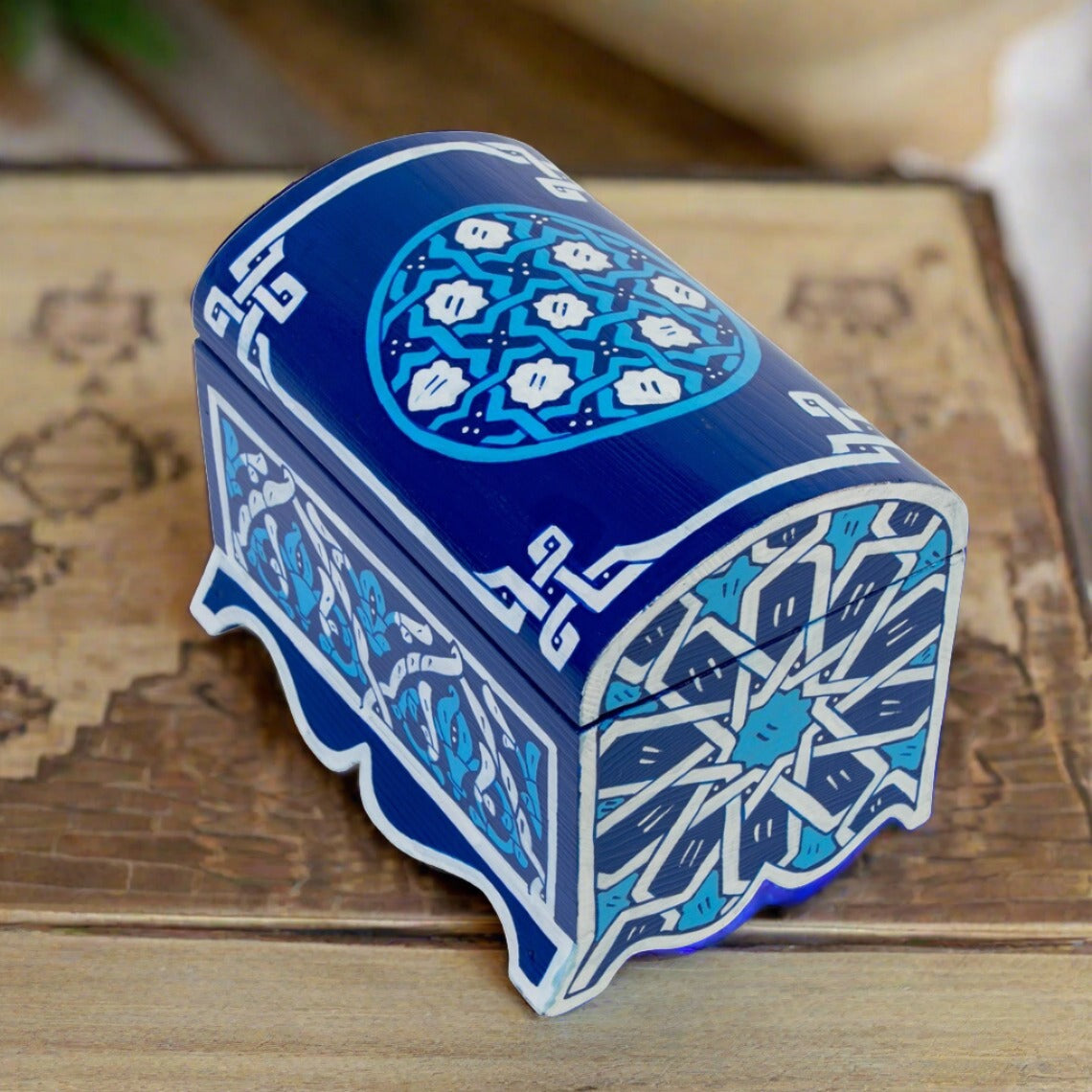 Handmade Jewelry Boxes Titrit Blue ⵜⵉⵜⵔⵉⵜ. FREE SHIPPING