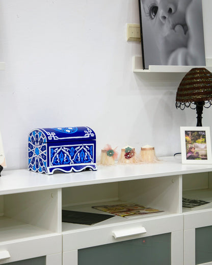 Handmade Jewelry Boxes Titrit Blue ⵜⵉⵜⵔⵉⵜ.