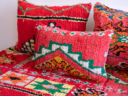 6ft Handmade Amazigh Vintage Sofa Azur ⵜⵓⴷⴻⵔⵜ. FREE SHIPPING