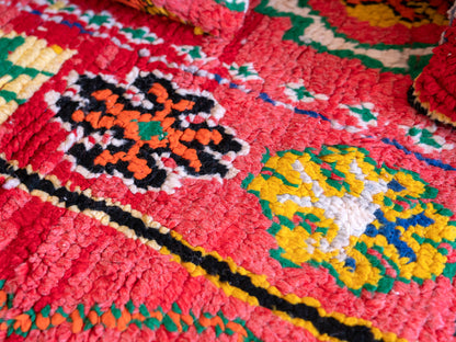 6ft Handmade Amazigh Vintage Sofa Azur ⵜⵓⴷⴻⵔⵜ. FREE SHIPPING