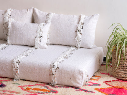 5ft Handmade Amazigh Sofa Wedding Blanket ⴰⵓⵔⵉⵏⵊ. FREE SHIPPING