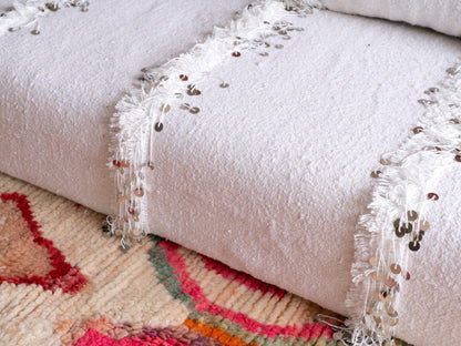 5ft Handmade Amazigh Sofa Wedding Blanket ⴰⵓⵔⵉⵏⵊ. FREE SHIPPING