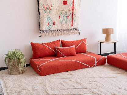 Amazigh floor Kilim Sofa Dakhla. FREE SHIPPING