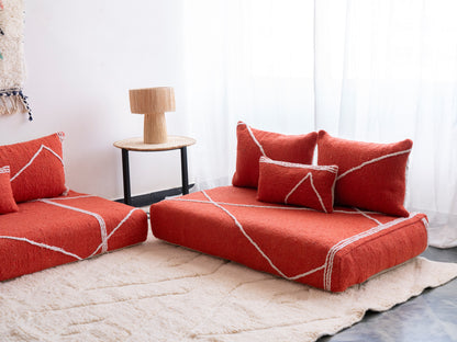 Amazigh floor Kilim Sofa Dakhla. FREE SHIPPING