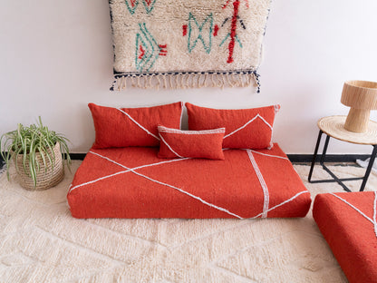 Amazigh floor Kilim Sofa Dakhla. FREE SHIPPING
