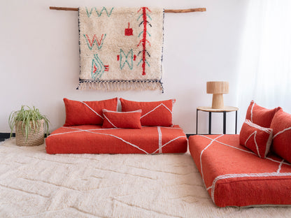 Amazigh floor Kilim Sofa Dakhla. FREE SHIPPING