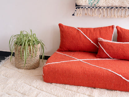 Amazigh floor Kilim Sofa Dakhla. FREE SHIPPING
