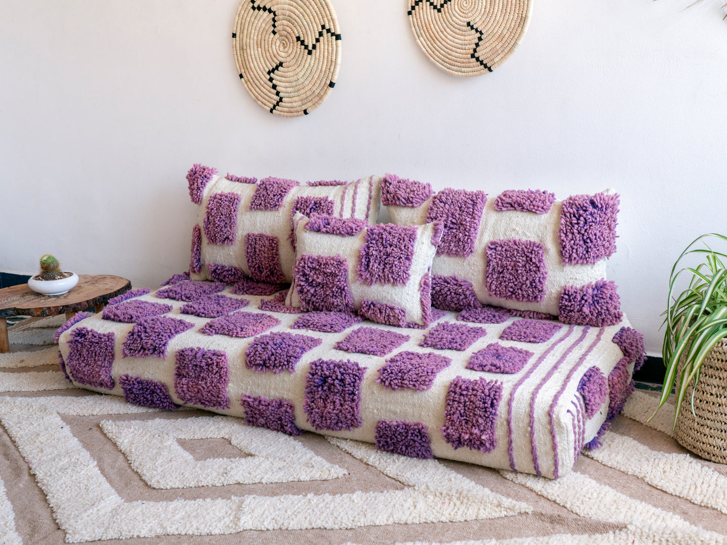 5ft Handmade Amazigh Beni Sofa ⵜⴰⴼⵍⴻⵙⵜ. FREE SHIPPING