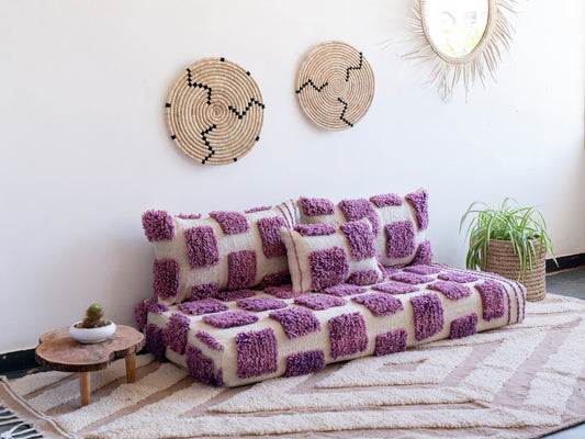 5ft Handmade Amazigh Beni Sofa ⵜⴰⴼⵍⴻⵙⵜ. FREE SHIPPING