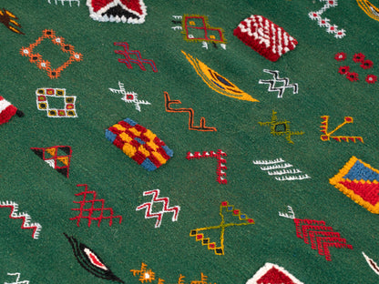 3X5 ft Handmade Amazigh Kilim Rug Sakina ⴰⵏⵉⵔ. FREE SHIPPING