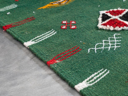 3X5 ft Handmade Amazigh Kilim Rug Sakina ⴰⵏⵉⵔ. FREE SHIPPING
