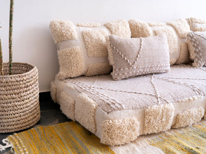 6ft Handmade Amazigh Sofa ⵜⴰⵎⵓⵏⵜ. FREE SHIPPING