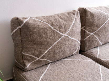 2 seats Handmade Amazigh Sofa Kilim ⴰⵏⵉⵔ.