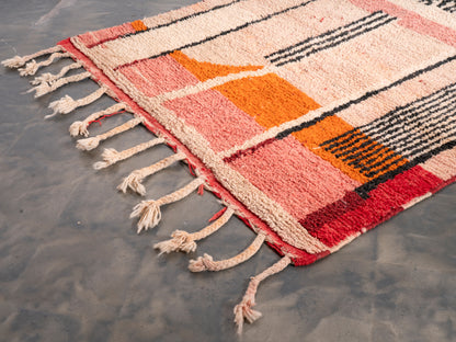 5x8ft Handmade Amazigh Rug Boujaad Lakbab. FREE SHIPPING