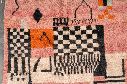 5x8ft Handmade Amazigh Rug Boujaad Lakbab. FREE SHIPPING