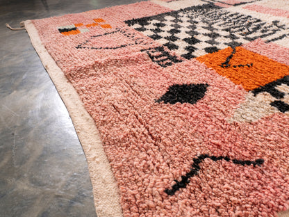 5x8ft Handmade Amazigh Rug Boujaad Lakbab. FREE SHIPPING