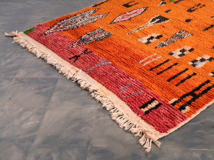 5x8ft Large Handmade Amazigh Rug Boujaad Merzouga. FREE SHIPPING