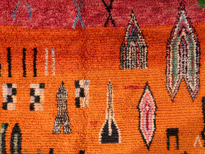 5x8ft Large Handmade Amazigh Rug Boujaad Merzouga. FREE SHIPPING