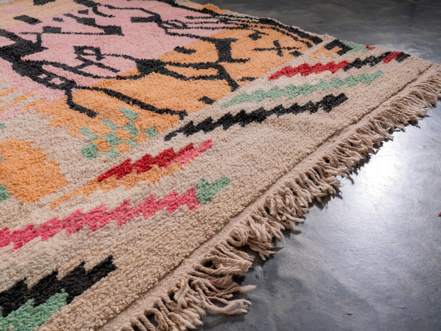 5x8 ft Handmade Amazigh Rug Boujaad Taghazout ⵢⴰⵣ. FREE SHIPPING