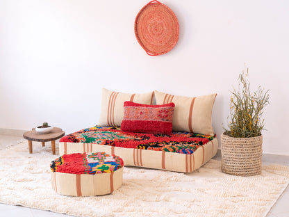 4ft Handmade Amazigh Sofa Dades ⵜⴰⴼⵍⴻⵙⵜ.