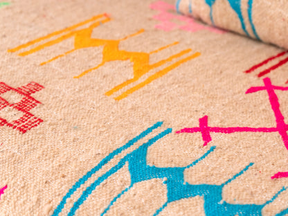 6ft Handmade Amazigh Sofa Inghir ⴰⵓⵔⵉⵏⵊ. FREE SHIPPING