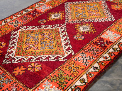7x10 ft Large Handmade Amazigh Vintage Rug Amlou ⵜⴰⴼⵍⴻⵙⵜ. FREE SHIPPING