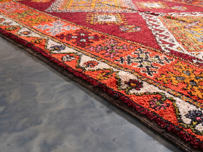 7x10 ft Large Handmade Amazigh Vintage Rug Amlou ⵜⴰⴼⵍⴻⵙⵜ. FREE SHIPPING