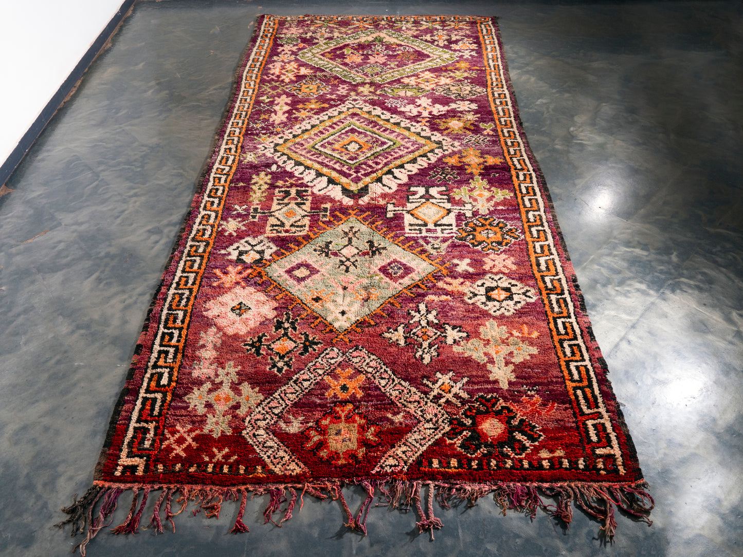 5x12 ft Large Handmade Amazigh Vintage Rug Taskert ⴰⴼⵓⵍⴽⵉ. FREE SHIPPING