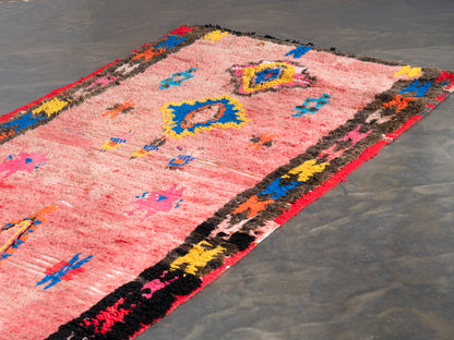 3x8 Handmade Vintage Amazigh runner Ouzoud. FREE SHIPPING