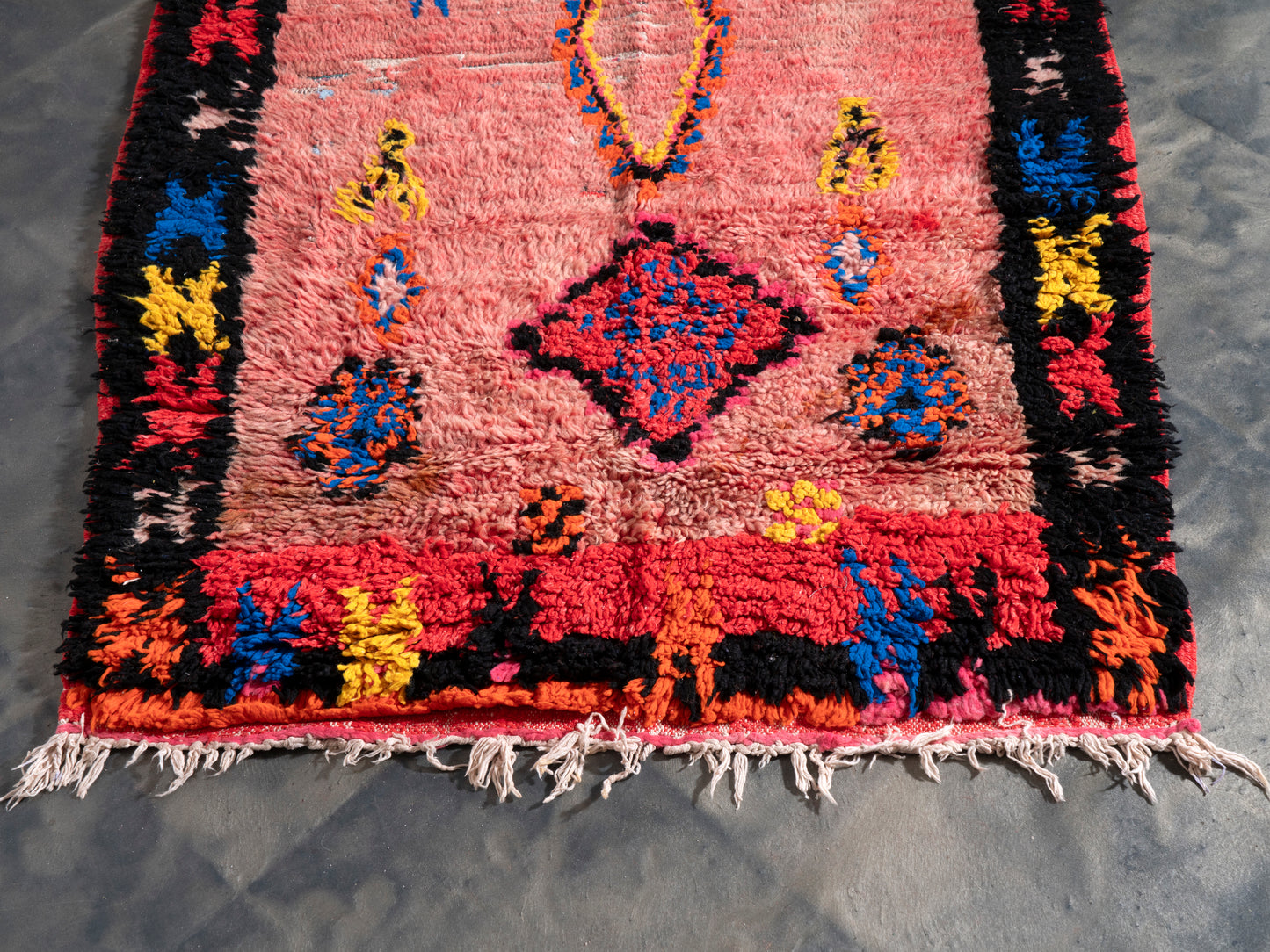 3x8 Handmade Vintage Amazigh runner Ouzoud. FREE SHIPPING