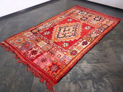 6x10 ft Large Handmade Amazigh Vintage Rug Ines ⵜⴰⴼⵍⴻⵙⵜ. FREE SHIPPING