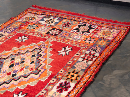 6x10 ft Large Handmade Amazigh Vintage Rug Ines ⵜⴰⴼⵍⴻⵙⵜ. FREE SHIPPING