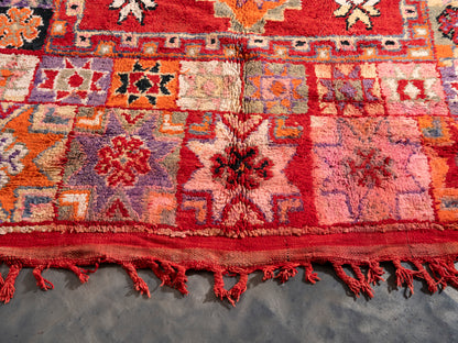 6x10 ft Large Handmade Amazigh Vintage Rug Ines ⵜⴰⴼⵍⴻⵙⵜ. FREE SHIPPING