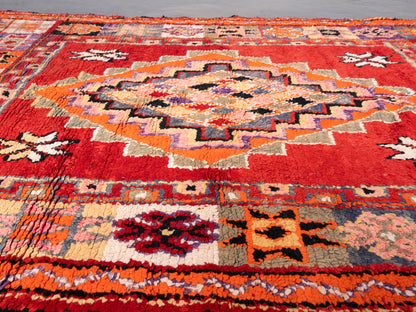 6x10 ft Large Handmade Amazigh Vintage Rug Ines ⵜⴰⴼⵍⴻⵙⵜ. FREE SHIPPING