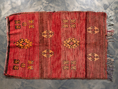 3x5 Handmade Vintage Amazigh Rug Amlou ⵢⴰⵣ. FREE SHIPPING