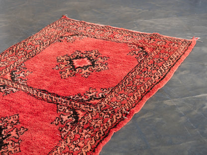 3x6 Handmade Vintage Amazigh Rug Amlou ⵢⴰⵣ. FREE SHIPPING