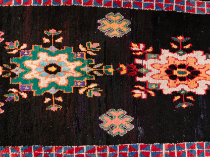3x6 Handmade Vintage Amazigh Rug Amoud ⵢⴰⵣ. FREE SHIPPING