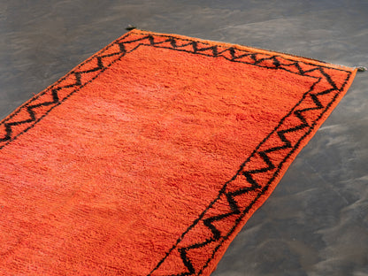 3x7 ft Handmade Vintage Amazigh Rug Anis ⵢⴰⵣ. FREE SHIPPING