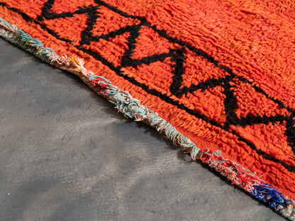 3x7 ft Handmade Vintage Amazigh Rug Anis ⵢⴰⵣ. FREE SHIPPING