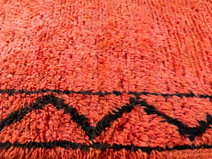 3x7 ft Handmade Vintage Amazigh Rug Anis ⵢⴰⵣ. FREE SHIPPING