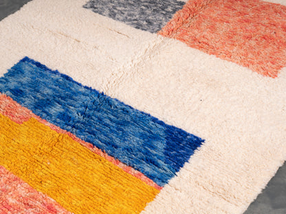 5x8 ft Large Handmade Rug Amazigh Azilal. FREE SHIPPING