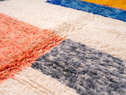 5x8 ft Large Handmade Rug Amazigh Azilal. FREE SHIPPING