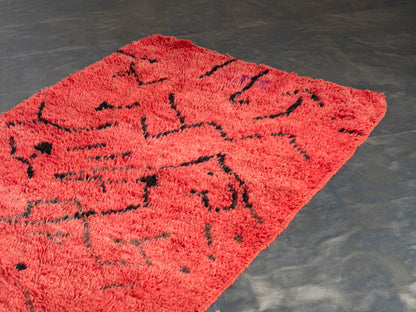 4x6 ft Handmade Vintage Amazigh Rug Azrou ⵢⴰⵣ. FREE SHIPPING