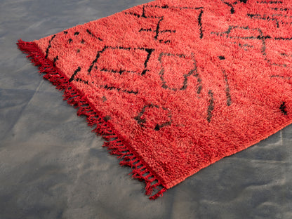 4x6 ft Handmade Vintage Amazigh Rug Azrou ⵢⴰⵣ. FREE SHIPPING